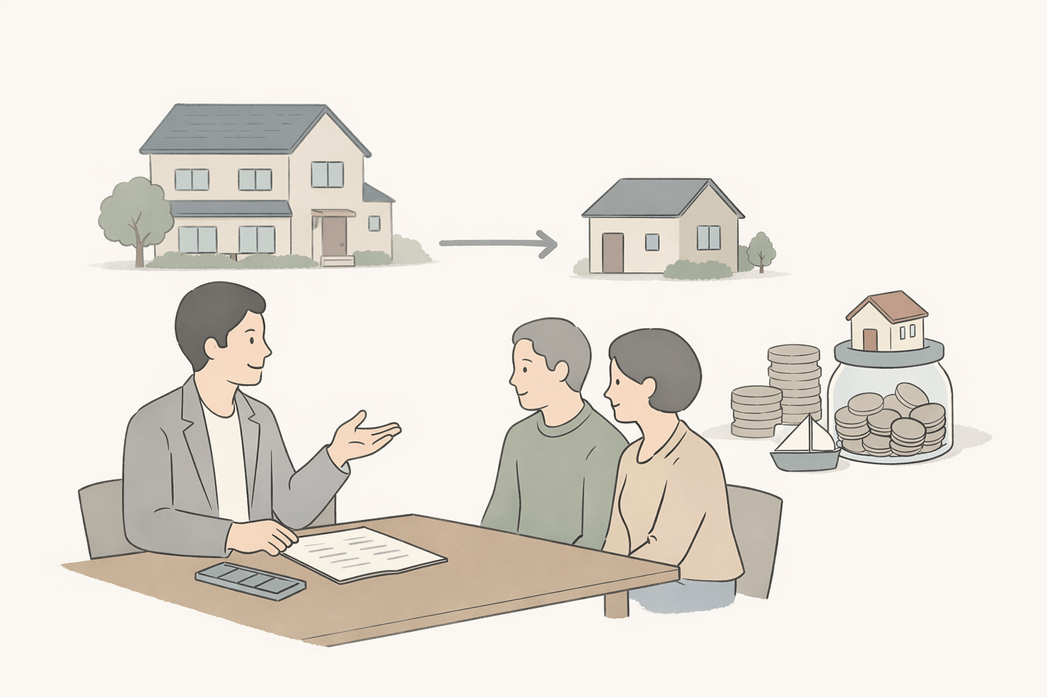 以房養老、留房養老 、大房換小房:財務顧問的「居住財務配置建議」